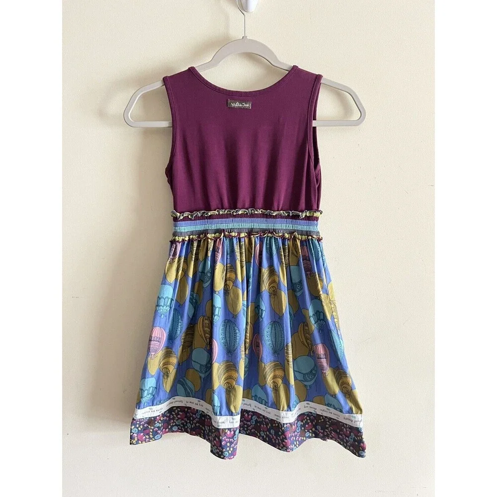 MATILDA JANE  PAINT BY NUMBERS HOT AIR BALLOON SLEEVELESS DRESS GIRLS  SZ 10‎